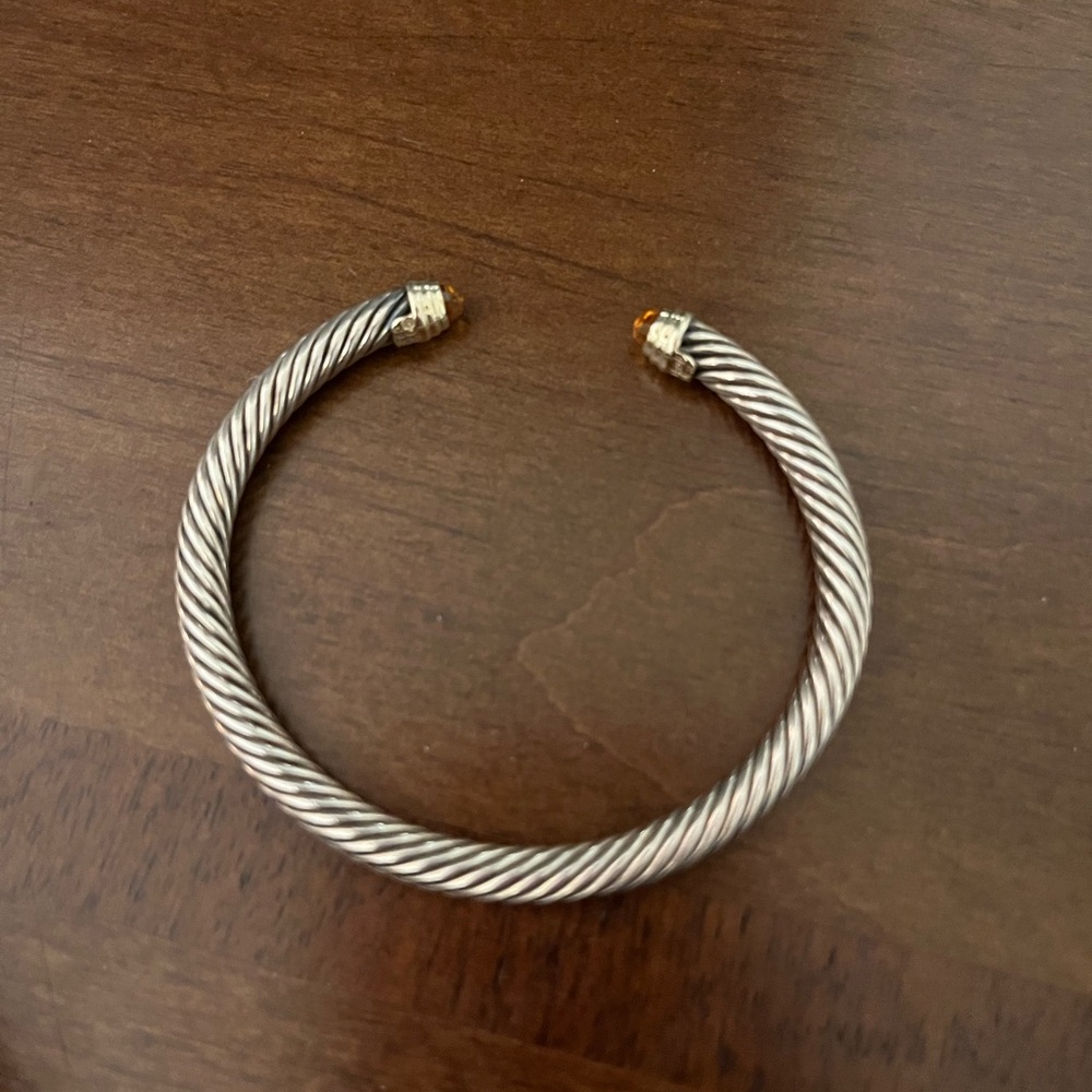 COPY - Classic Cable Bracelet
Sterling Silver with 18K Yellow Gold and Citrine,…